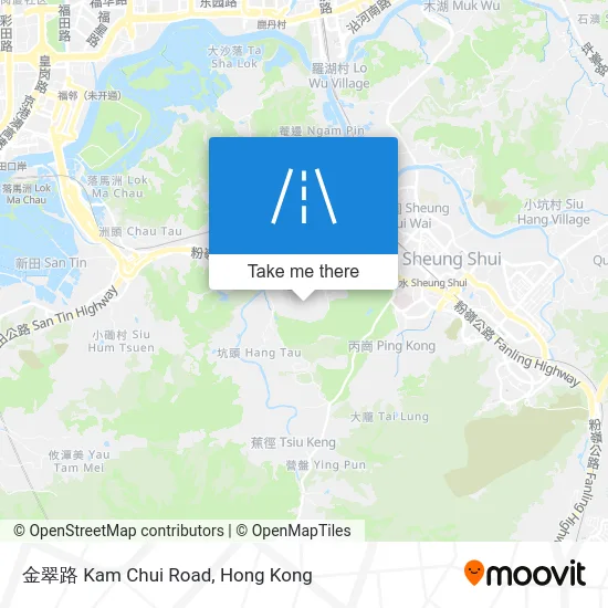 金翠路 Kam Chui Road map