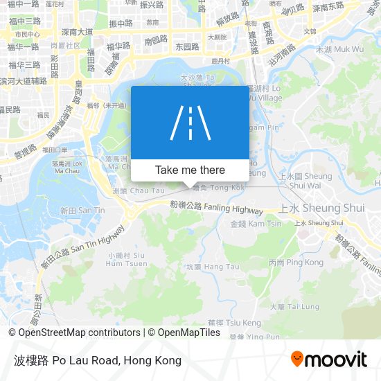 波樓路 Po Lau Road map
