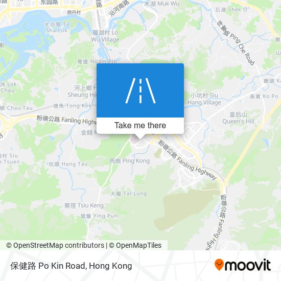 保健路 Po Kin Road map