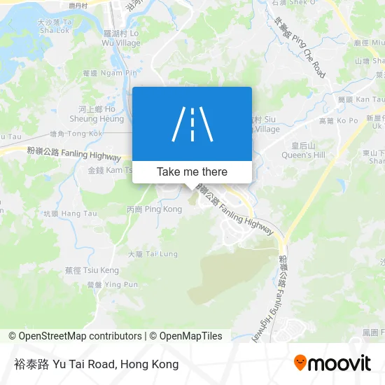 裕泰路 Yu Tai Road map