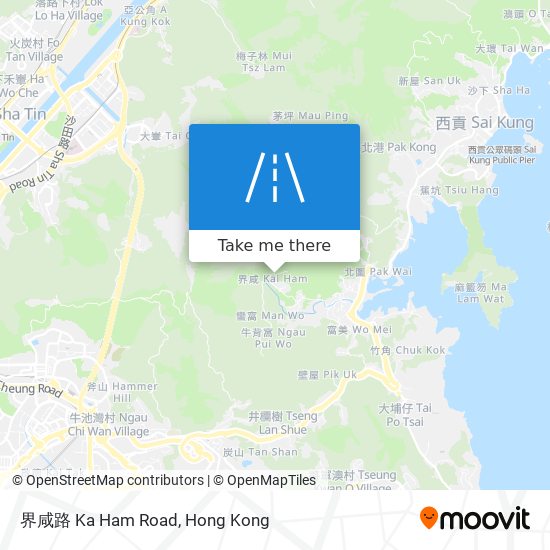 界咸路 Ka Ham Road map