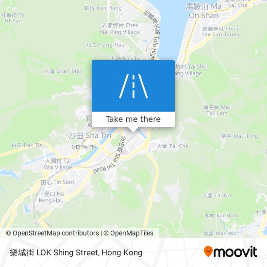 樂城街 LOK Shing Street map