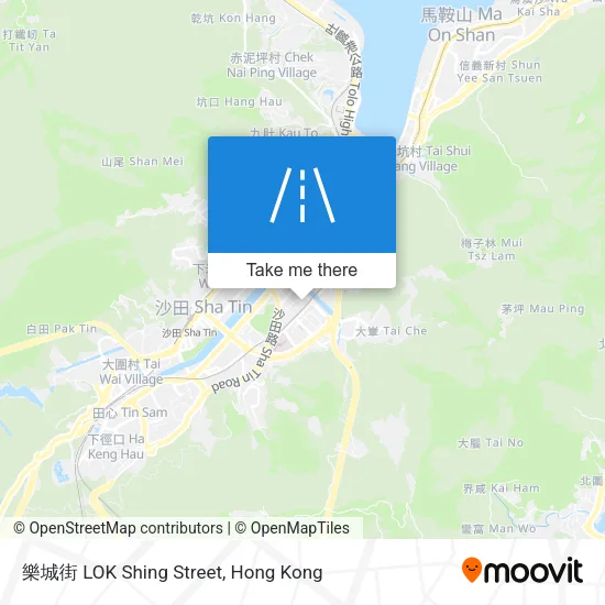 樂城街 LOK Shing Street map