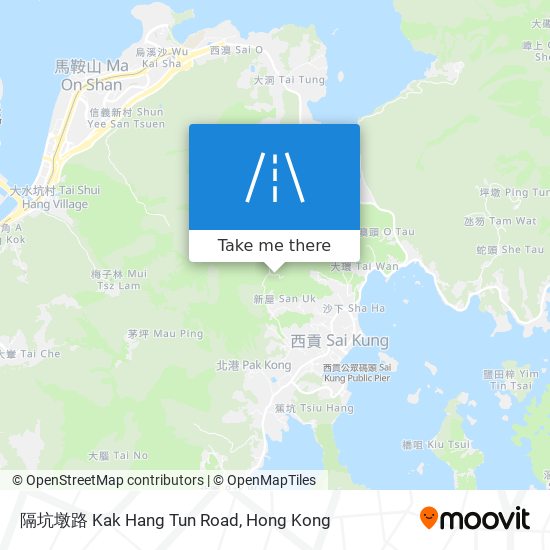 隔坑墩路 Kak Hang Tun Road map