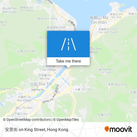 安景街 on King Street map