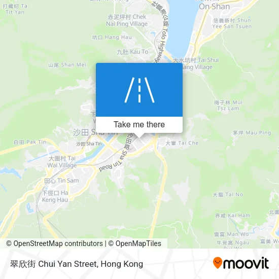 翠欣街 Chui Yan Street map