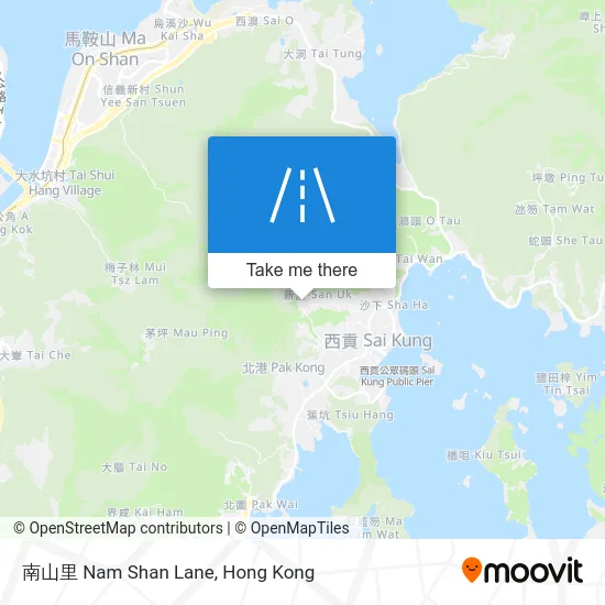 南山里 Nam Shan Lane map