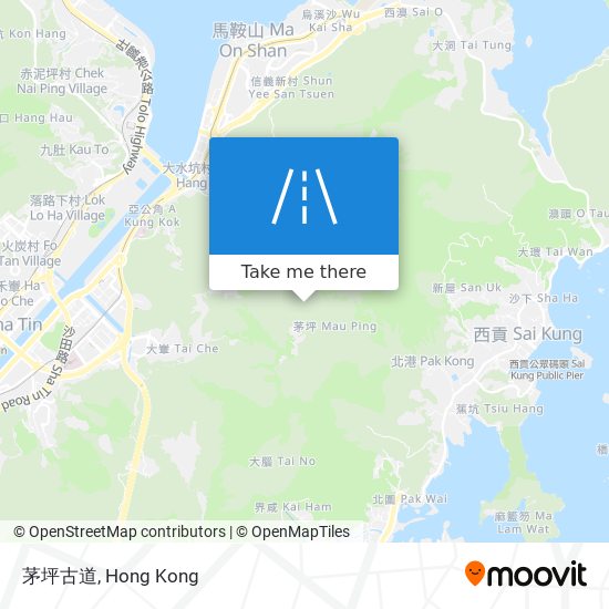 茅坪古道地圖