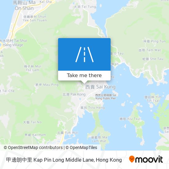 甲邊朗中里 Kap Pin Long Middle Lane map