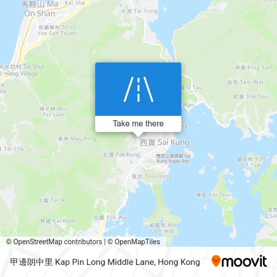甲邊朗中里 Kap Pin Long Middle Lane地圖