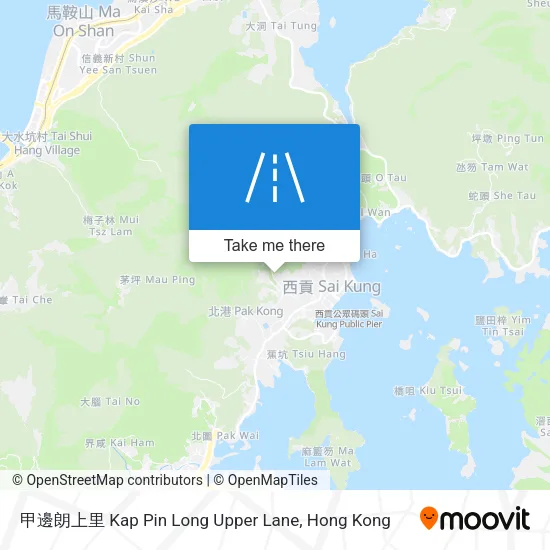 甲邊朗上里 Kap Pin Long Upper Lane地圖