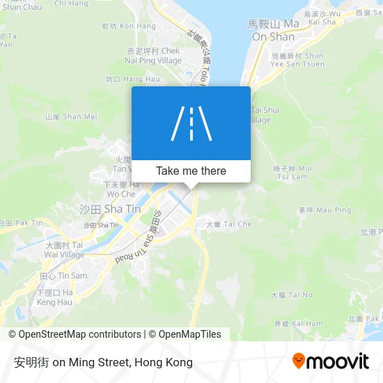 安明街 on Ming Street map