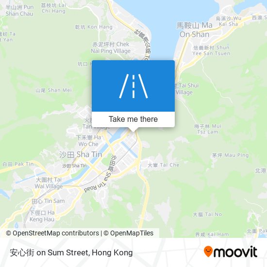 安心街 on Sum Street map
