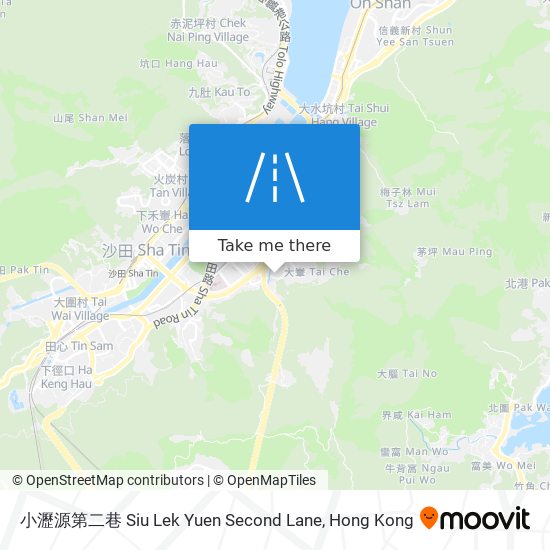 小瀝源第二巷 Siu Lek Yuen Second Lane map