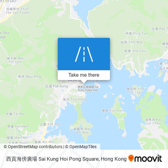 西貢海傍廣場 Sai Kung Hoi Pong Square map