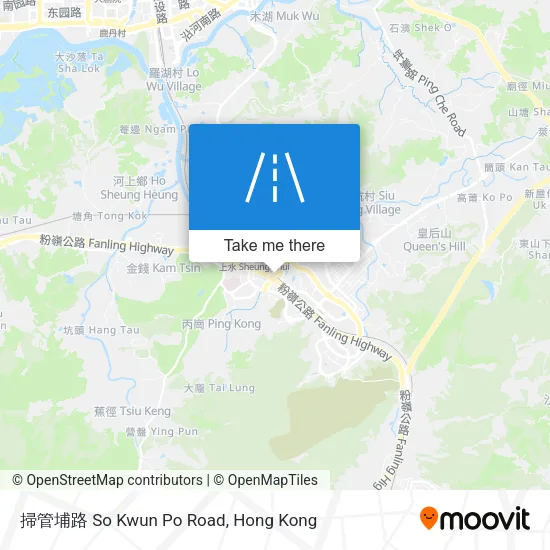 掃管埔路 So Kwun Po Road map