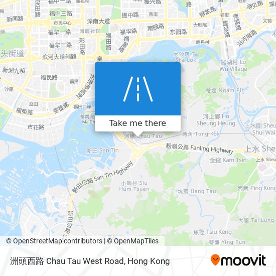 洲頭西路 Chau Tau West Road map