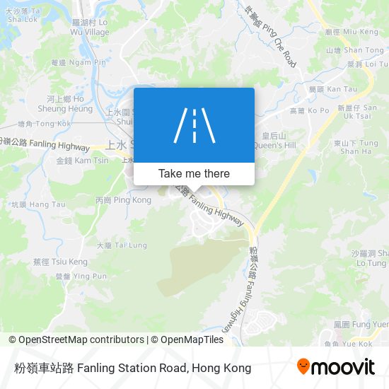 粉嶺車站路 Fanling Station Road map