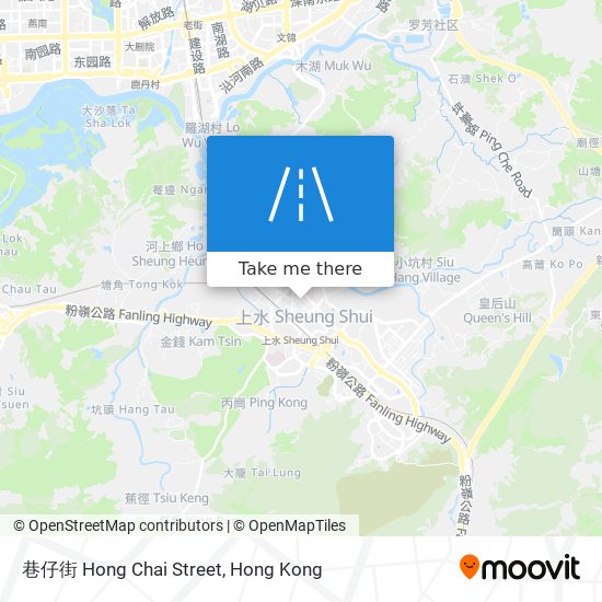 巷仔街 Hong Chai Street map