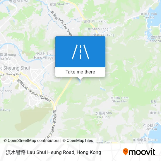 流水響路 Lau Shui Heung Road地圖