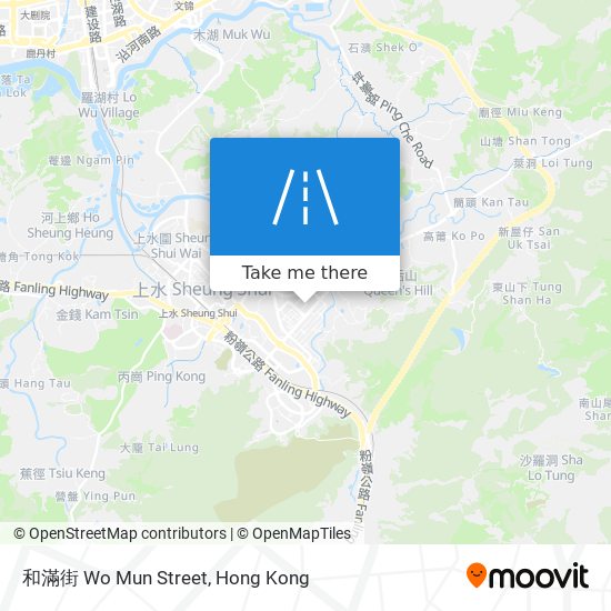 和滿街 Wo Mun Street map