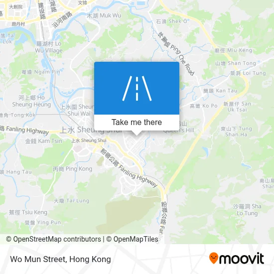 和滿街 Wo Mun Street地圖