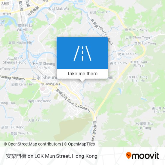 安樂門街 on LOK Mun Street map