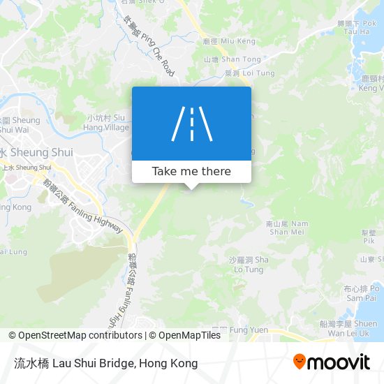 流水橋 Lau Shui Bridge map