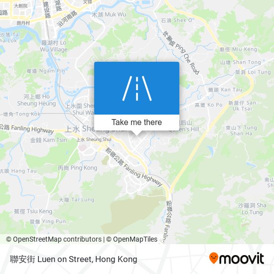 聯安街 Luen on Street map