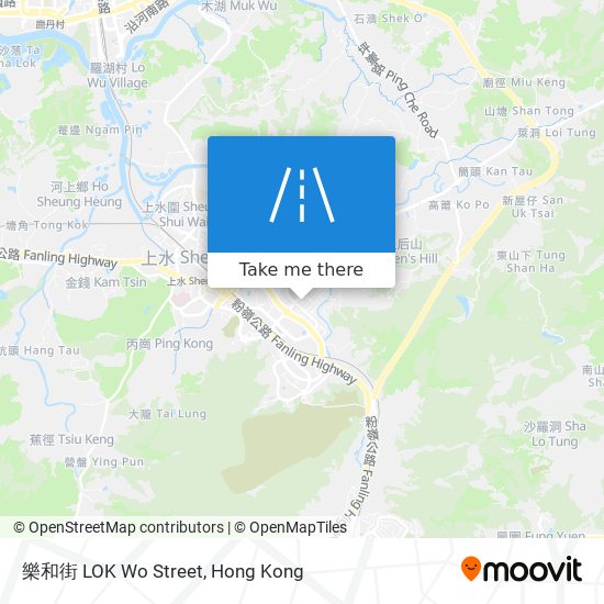 樂和街 LOK Wo Street map