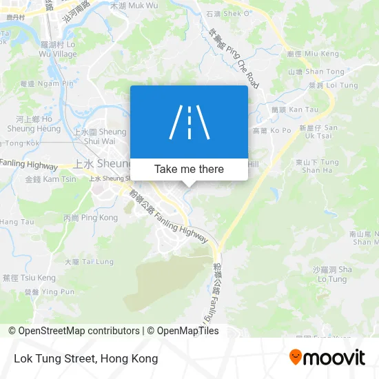 Lok Tung Street map