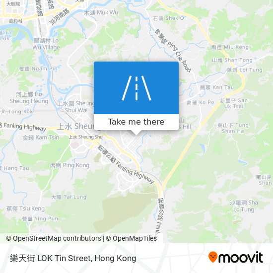 樂天街 LOK Tin Street map