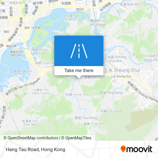 坑頭路 Hang Tau Road地圖