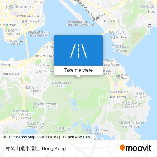 柏架山䌫車遺址 map