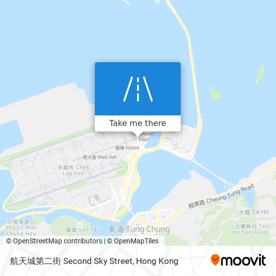 航天城第二街 Second Sky Street map