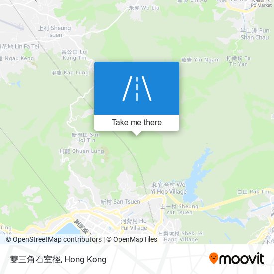 雙三角石室徑地圖