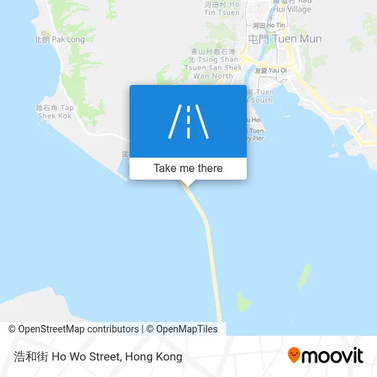 浩和街 Ho Wo Street map