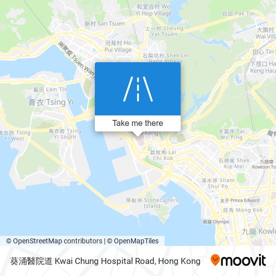 葵涌醫院道 Kwai Chung Hospital Road地圖