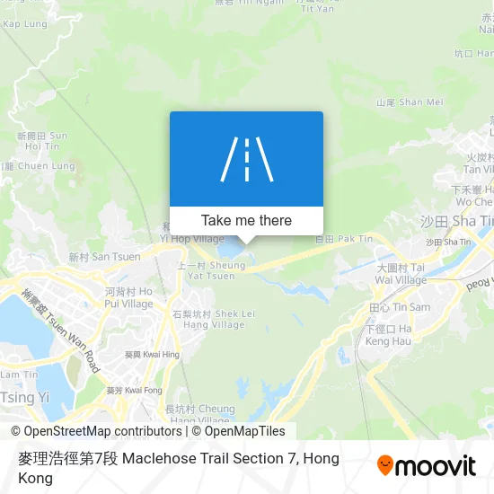 麥理浩徑第7段 Maclehose Trail Section 7 map