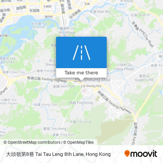 大頭嶺第8巷 Tai Tau Leng 8th Lane map