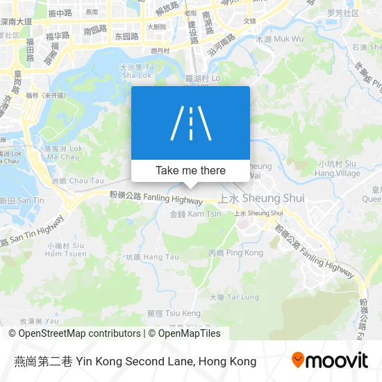 燕崗第二巷 Yin Kong Second Lane map