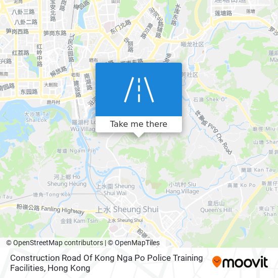 Construction Road Of Kong Nga Po Police Training Facilities地圖