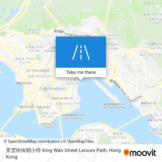 景雲街休閒小徑 King Wan Street Leisure Path map