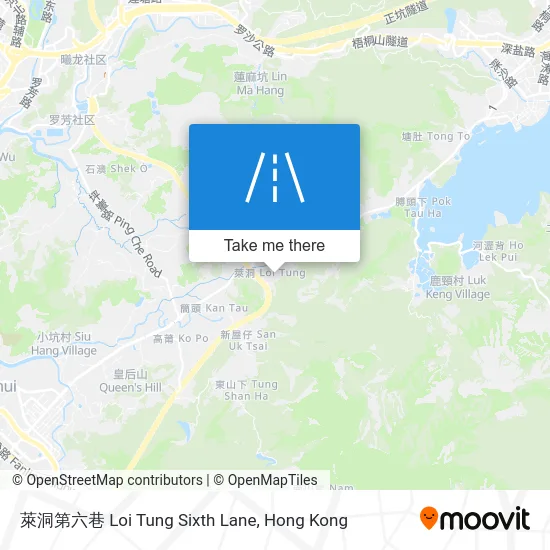 萊洞第六巷 Loi Tung Sixth Lane map