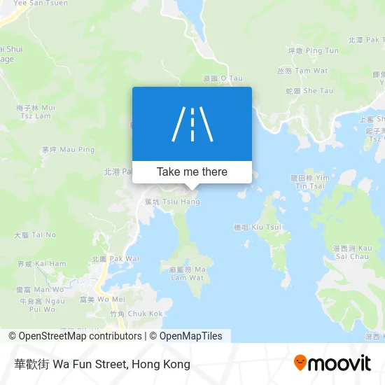 華歡街 Wa Fun Street map