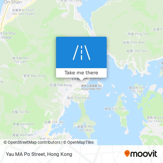 Yau MA Po Street map
