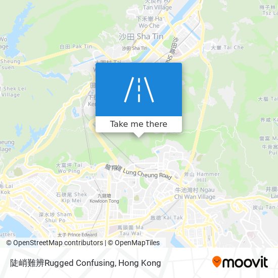 陡峭難辨Rugged Confusing map