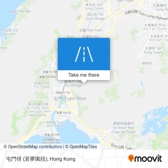 屯門徑 (若夢園段) map