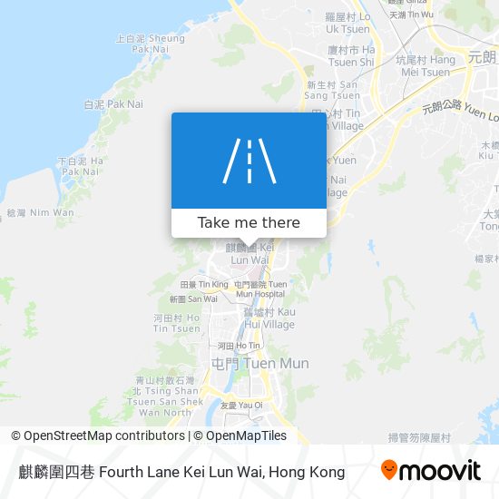麒麟圍四巷 Fourth Lane Kei Lun Wai map
