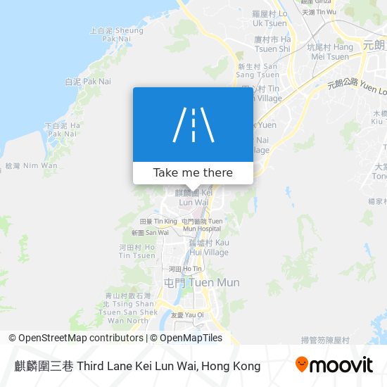 麒麟圍三巷 Third Lane Kei Lun Wai map